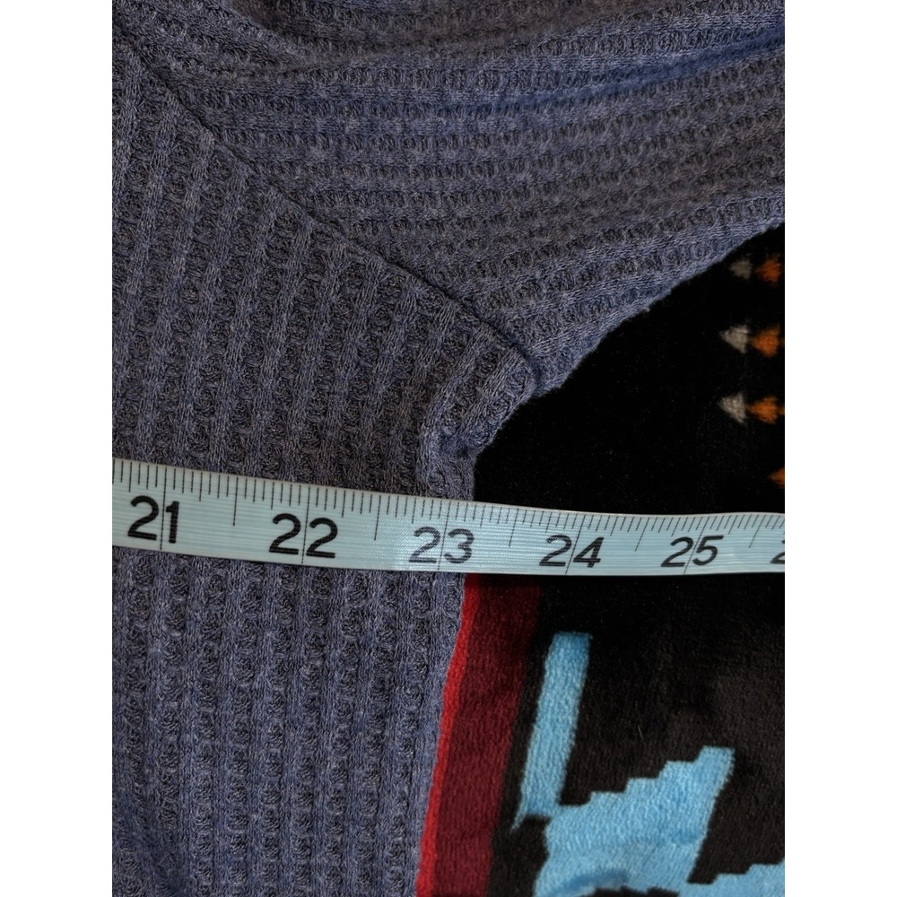 Lane Bryant Thermal Long Sleeve Top Deep V Tie Neck Size 18/20‎ Soft Winter - Picture 4 of 5